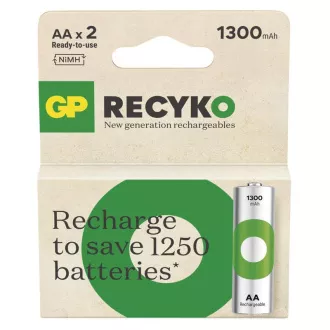 GP Nabíjecí bat. ReCyko 1300 AA (HR6) - 2ks GP Nabíjecí bat. ReCyko 1300 AA (HR6) - 2ks