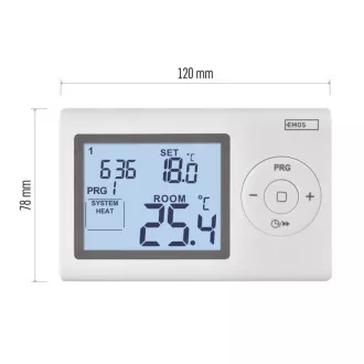 EMOS Programovatelný termostat-drátový P5607 EMOS Programovatelný termostat-drátový P5607