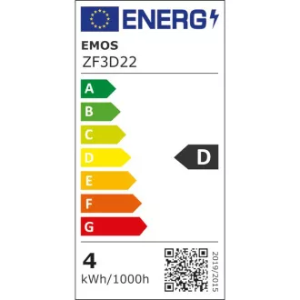 EMOS LED FLM CANDLE 3,4W(40W) 470lm E14 WW EMOS LED FLM CANDLE 3,4W(40W) 470lm E14 WW