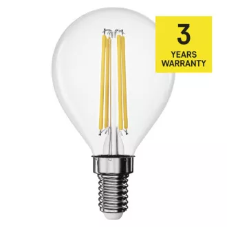 EMOS LED FLM MINI GL 3,4W(40W) 470lm E14 WW EMOS LED FLM MINI GL 3,4W(40W) 470lm E14 WW