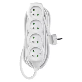 EMOS prodlužovací přívod 4z/5m 1,5mm EMOS prodlužovací přívod 4z/5m 1,5mm
