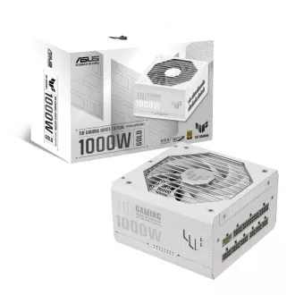 ASUS TUF Gaming White Edition/1000W/ATX 3.0/80PLUS Gold/Modular/Retail ASUS TUF Gaming White Edition/1000W/ATX 3.0/80PLUS Gold/Modular/Retail