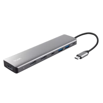 TRUST DALYX 7-IN-1 MULTIPORT ADAPTER TRUST DALYX 7-IN-1 MULTIPORT ADAPTER