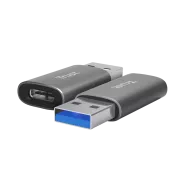 TRUST CALYX USB-A to USB-C ADAPTER 2pack