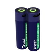 TRUST USB-C RECHARGEABLE BATTERIES 2P - AA