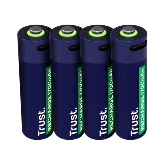 TRUST USB-C RECHARGEABLE BATTERIES 4P - AA TRUST USB-C RECHARGEABLE BATTERIES 4P - AA