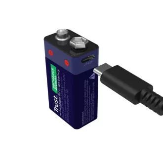 TRUST USB-C RECHARGEABLE BATTERY - 9V TRUST USB-C RECHARGEABLE BATTERY - 9V