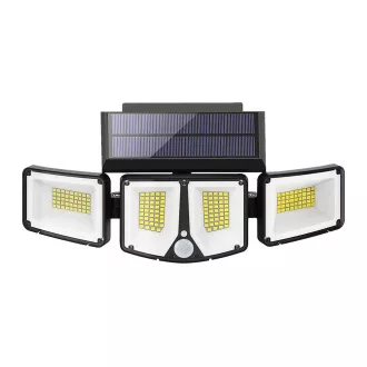 Venkovní solární LED světlo s pohybovým senzorem VIKING S180/1200lm/2200mAh/3 režimy/IP65 Venkovní solární LED světlo s pohybovým senzorem VIKING S180/1200lm/2200mAh/3 režimy/IP65