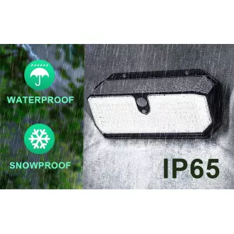 Venkovní solární LED světlo s pohybovým senzorem VIKING S282/2600lm/2200mAh/3 režimy/IP65 Venkovní solární LED světlo s pohybovým senzorem VIKING S282/2600lm/2200mAh/3 režimy/IP65