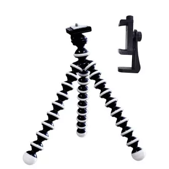 Cestovní stativ VIKING Tripod 4D/délka 25,5cm/pružná,odolná guma/max. zátěž 2kg/upínací šroub 1/4" Cestovní stativ VIKING Tripod 4D/délka 25,5cm/pružná,odolná guma/max. zátěž 2kg/upínací šroub 1/4"