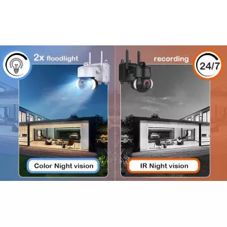 Solární HD kamera Viking HDs03 4G/20000mAh/barevné noční vidění/IP66/aplikace/notifikace/bílá Solární HD kamera Viking HDs03 4G/20000mAh/barevné noční vidění/IP66/aplikace/notifikace/bílá