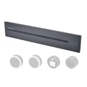 Zásuvková lišta - zápustná Viking LZ40G/230V,50Hz/40cm délka/šedá/až 5 modulů/IP20/hliník/zápustná