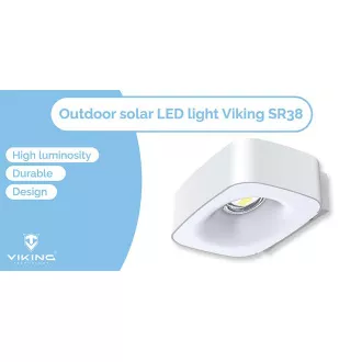 Venkovní solární LED světlo Viking SR38/700 lm/4 režimy/IP65/denní bílá Venkovní solární LED světlo Viking SR38/700 lm/4 režimy/IP65/denní bílá