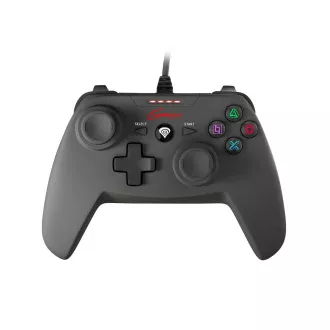 Drátový gamepad Genesis P58, pro PS3/PC, vibrace Drátový gamepad Genesis P58, pro PS3/PC, vibrace