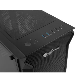 Počítačová skříň Genesis IRID 505 V2/Midi Tower/Transpar./Černá Počítačová skříň Genesis IRID 505 V2/Midi Tower/Transpar./Černá