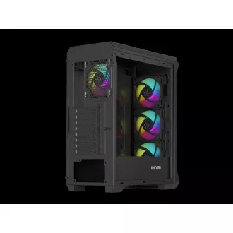 Počítačová skříň Genesis IRID 505 ARGB V2/Midi Tower/Transpar./Černá Počítačová skříň Genesis IRID 505 ARGB V2/Midi Tower/Transpar./Černá