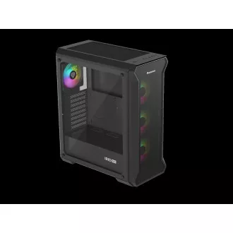 Počítačová skříň Genesis IRID 505 ARGB V2/Midi Tower/Transpar./Černá Počítačová skříň Genesis IRID 505 ARGB V2/Midi Tower/Transpar./Černá