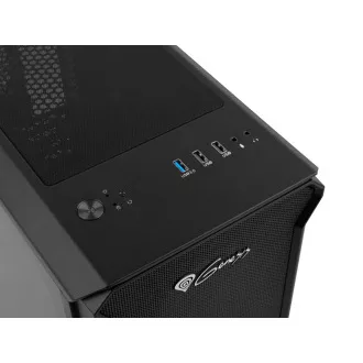 Počítačová skříň Genesis IRID 503 V2/Micro Tower/Transpar./Černá Počítačová skříň Genesis IRID 503 V2/Micro Tower/Transpar./Černá