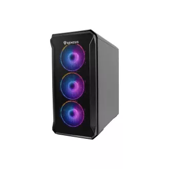 Počítačová skříň Genesis IRID 503 ARGB V2/Micro Tower/Transpar./Černá Počítačová skříň Genesis IRID 503 ARGB V2/Micro Tower/Transpar./Černá