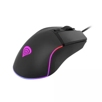 Genesis herní optická myš KRYPTON 220/RGB/6400 DPI/Herní/Optická/6 000 DPI/Drátová USB/Černá Genesis herní optická myš KRYPTON 220/RGB/6400 DPI/Herní/Optická/6 000 DPI/Drátová USB/Černá