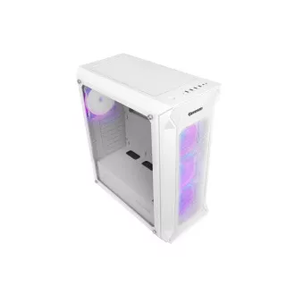 Počítačová skříň Genesis IRID 505 ARGB V2/Midi Tower/Transpar./Bílá Počítačová skříň Genesis IRID 505 ARGB V2/Midi Tower/Transpar./Bílá