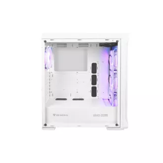 Počítačová skříň Genesis IRID 505 ARGB V2/Midi Tower/Transpar./Bílá Počítačová skříň Genesis IRID 505 ARGB V2/Midi Tower/Transpar./Bílá