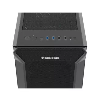 Počítačová skříň Genesis IRID 505F/Midi Tower/Transpar./Černá Počítačová skříň Genesis IRID 505F/Midi Tower/Transpar./Černá