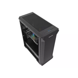 Počítačová skříň Genesis IRID 505F/Midi Tower/Transpar./Černá Počítačová skříň Genesis IRID 505F/Midi Tower/Transpar./Černá