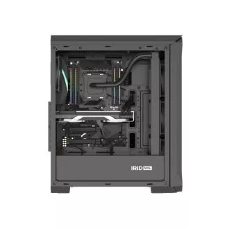 Počítačová skříň Genesis IRID 505F/Midi Tower/Transpar./Černá Počítačová skříň Genesis IRID 505F/Midi Tower/Transpar./Černá
