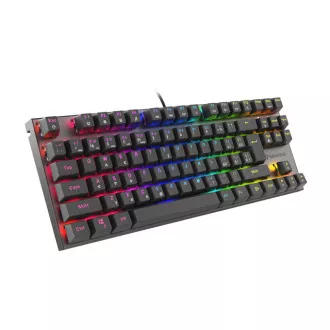 Genesis herní mechanická klávesnice THOR 303/TKL/RGB/Outemu Red/Drátová USB/CZ-SK layout/Černá Genesis herní mechanická klávesnice THOR 303/TKL/RGB/Outemu Red/Drátová USB/CZ-SK layout/Černá