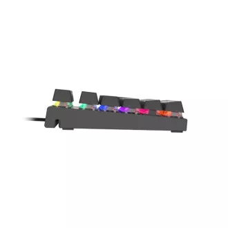 Genesis herní mechanická klávesnice THOR 303/TKL/RGB/Outemu Red/Drátová USB/CZ-SK layout/Černá Genesis herní mechanická klávesnice THOR 303/TKL/RGB/Outemu Red/Drátová USB/CZ-SK layout/Černá