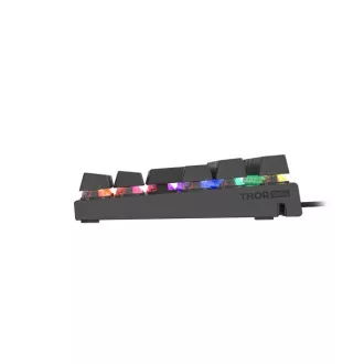 Genesis herní mechanická klávesnice THOR 303/TKL/RGB/Outemu Red/Drátová USB/CZ-SK layout/Černá Genesis herní mechanická klávesnice THOR 303/TKL/RGB/Outemu Red/Drátová USB/CZ-SK layout/Černá