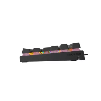 Genesis herní mechanická klávesnice THOR 303/TKL/RGB/Outemu Peach Silent/Drátová USB/US layout/Černá Genesis herní mechanická klávesnice THOR 303/TKL/RGB/Outemu Peach Silent/Drátová USB/US layout/Černá