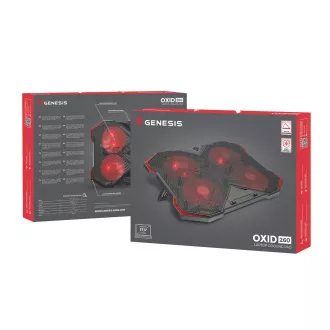 Chladící podložka pro NB Genesis OXID 260, LED, 15,6-17,3" 4xvětrák, 2xUSB Chladící podložka pro NB Genesis OXID 260, LED, 15,6-17,3" 4xvětrák, 2xUSB
