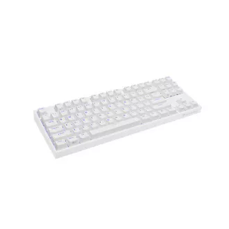 Genesis herní mechanická klávesnice THOR 404/RGB/Gateron Yellow Pro/Drátová USB/US layout/Bílá Genesis herní mechanická klávesnice THOR 404/RGB/Gateron Yellow Pro/Drátová USB/US layout/Bílá