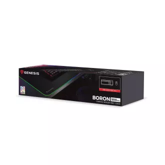 Herní podložka pod myš s RGB podsvícením Genesis BORON 500 XXL, 800x400mm Herní podložka pod myš s RGB podsvícením Genesis BORON 500 XXL, 800x400mm