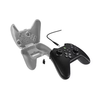 Drátový gamepad Genesis MANGAN 300, pro PC/Switch/Mobil, černý Drátový gamepad Genesis MANGAN 300, pro PC/Switch/Mobil, černý