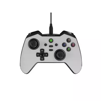 Drátový gamepad Genesis MANGAN 300, pro PC/Switch/Mobil, bílý Drátový gamepad Genesis MANGAN 300, pro PC/Switch/Mobil, bílý