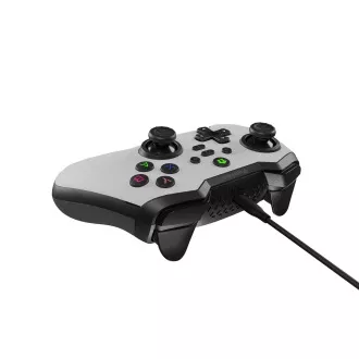 Drátový gamepad Genesis MANGAN 300, pro PC/Switch/Mobil, bílý Drátový gamepad Genesis MANGAN 300, pro PC/Switch/Mobil, bílý