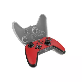 Bezdrátový gamepad Genesis MANGAN 400 pro PC/Switch/Mobil, červený Bezdrátový gamepad Genesis MANGAN 400 pro PC/Switch/Mobil, červený