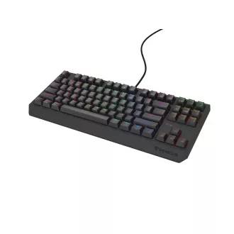 Genesis herní bezdrátová klávesnice THOR 230 Lite/Drátová USB/US layout/Černá Genesis herní bezdrátová klávesnice THOR 230 Lite/Drátová USB/US layout/Černá