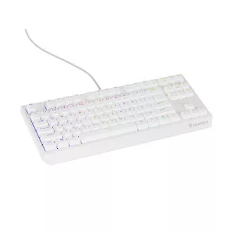 Genesis herní klávesnice THOR 230/TKL/RGB/Outemu Brown/Drátová USB/US layout/Bílá Genesis herní klávesnice THOR 230/TKL/RGB/Outemu Brown/Drátová USB/US layout/Bílá