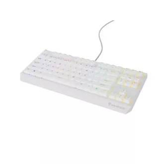 Genesis herní klávesnice THOR 230/TKL/RGB/Outemu Red/Drátová USB/US layout/Bílá Genesis herní klávesnice THOR 230/TKL/RGB/Outemu Red/Drátová USB/US layout/Bílá