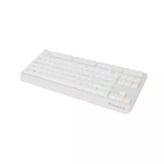 GENESIS herní klávesnice THOR 230/TKL/RGB/Outemu Red/Bezdrátová USB + Bluetooth/US layout/Bílá GENESIS herní klávesnice THOR 230/TKL/RGB/Outemu Red/Bezdrátová USB + Bluetooth/US layout/Bílá