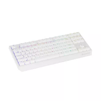 GENESIS herní klávesnice THOR 230/TKL/RGB/Outemu Red/Bezdrátová USB + Bluetooth/US layout/Bílá GENESIS herní klávesnice THOR 230/TKL/RGB/Outemu Red/Bezdrátová USB + Bluetooth/US layout/Bílá