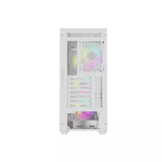Počítačová skříň Genesis DIAXID 605 ARGB/Midi Tower/Transpar./Bílá Počítačová skříň Genesis DIAXID 605 ARGB/Midi Tower/Transpar./Bílá