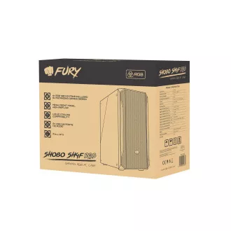 PC skříň Fury SHOBO/Midi Tower/Transpar./Černá PC skříň Fury SHOBO/Midi Tower/Transpar./Černá