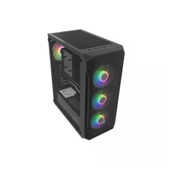 PC skříň Fury SHOBO/Midi Tower/Transpar./Černá PC skříň Fury SHOBO/Midi Tower/Transpar./Černá
