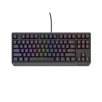 Herní klávesnice Genesis THOR 230/TKL/RGB/Outemu Red/Drátové USB-A/CZ-SK layout/Černá
