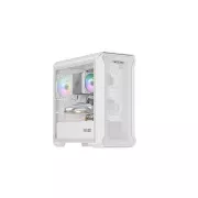 Počítačová skříň Genesis IRID 503 ARGB LITE/Mini Tower/Transpar./Bílá